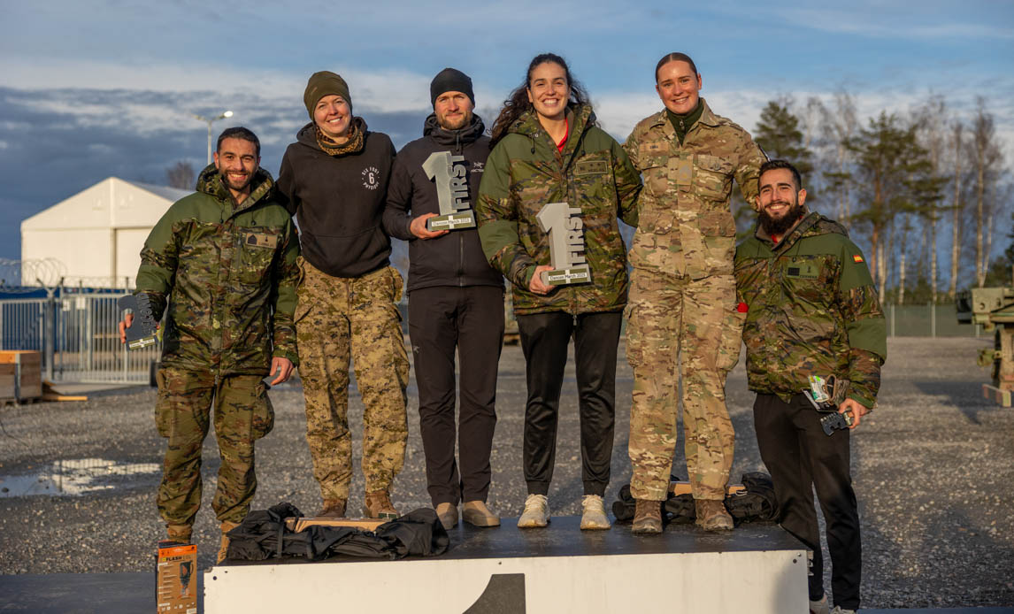 Det blev til en dansk sejr ved herrerne og en tredjeplads ved kvinderne i marchen.