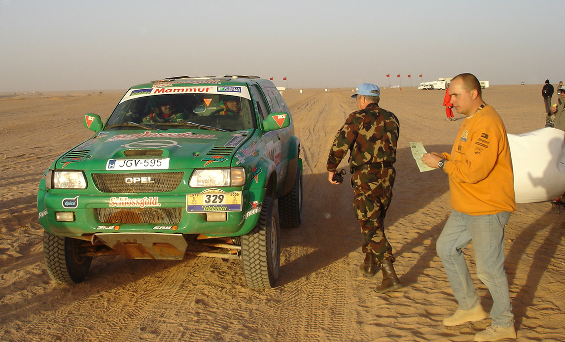 I 2005 var der ingen uheld, da Paris-Dakar rallyet passerede igennem den demilitariserede zone mellem Marokkos hær og Polsario-styrkerne.