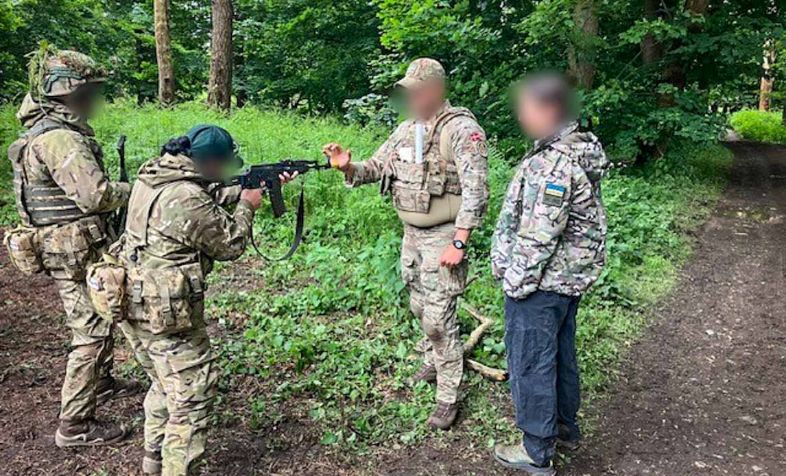 Undervisning af ukrainske soldater