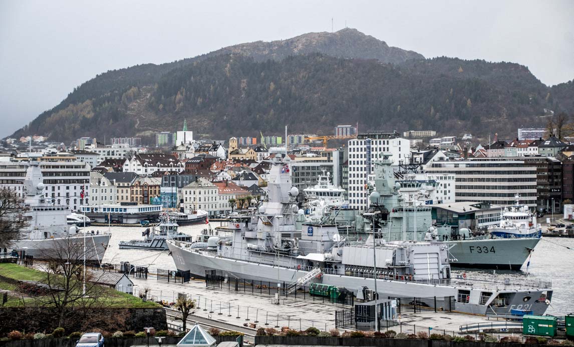 havneanløb i bergen