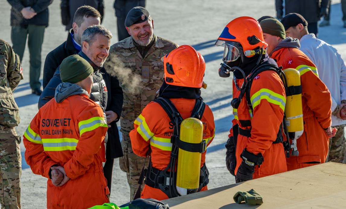 Kongen besøger Nuuk.