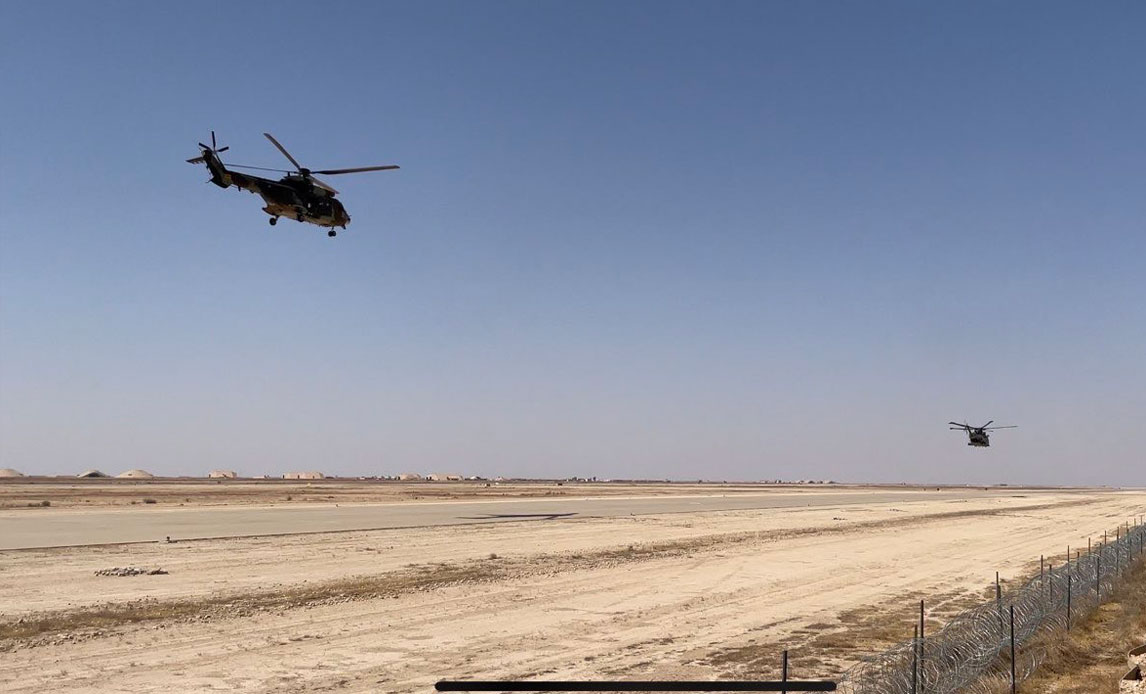 danske helikoptere i Irak