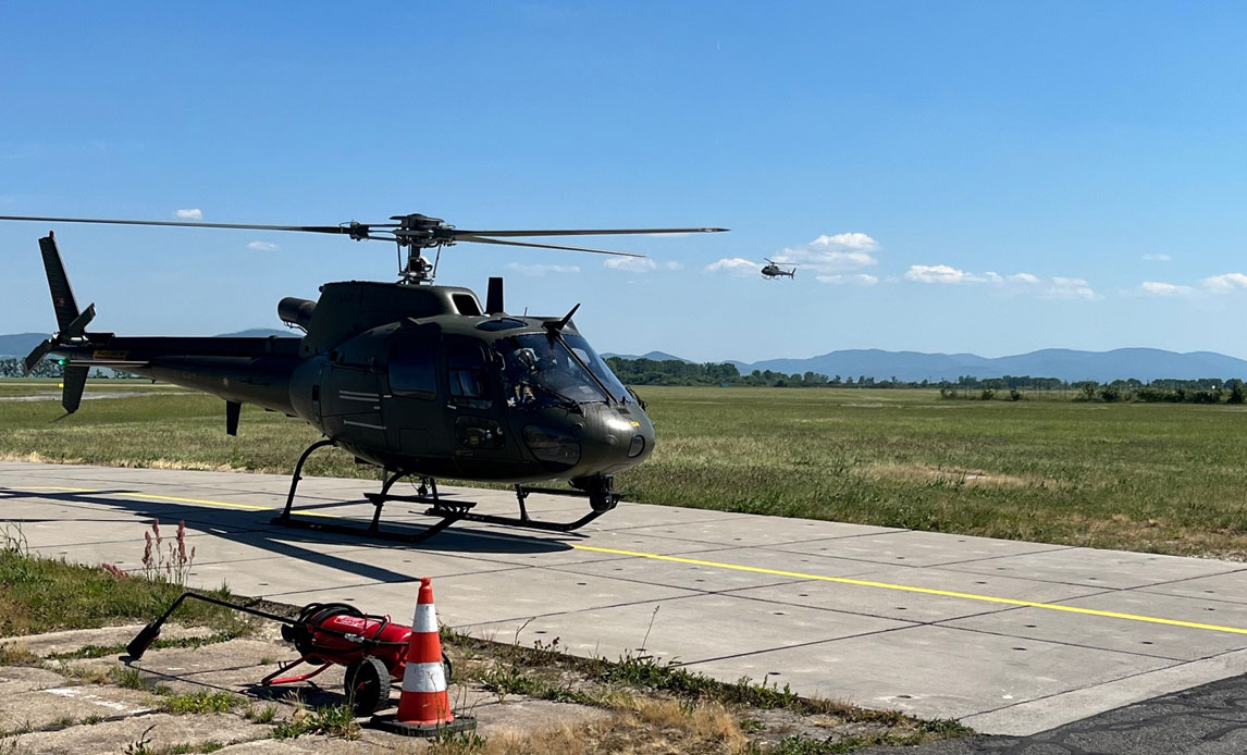 De danske helikoptere i Frontex