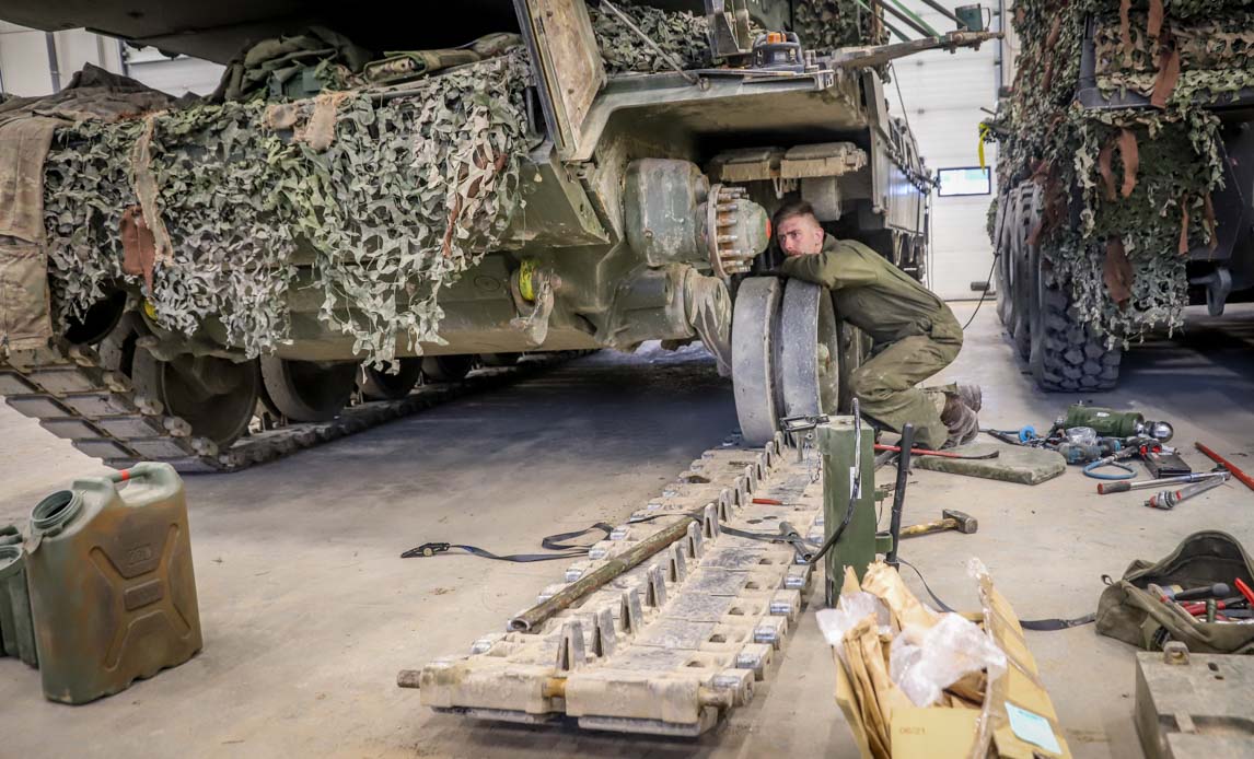 Vedligeholdelse af Leopard 2A7  kampvogne i eFP
