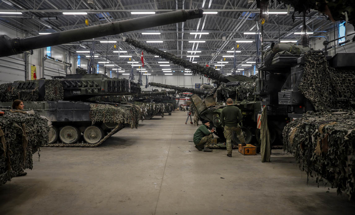 Eftersynet af kampvogne i Estland