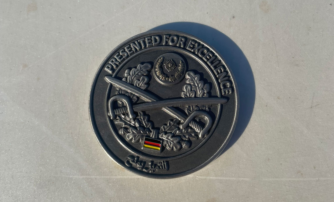 Soldaterne blev tildelt en såkaldt ”commanders´ Coin,” der i dansk forsvar kendes som ”chefens mønt,” og gives for en særlig indsats.