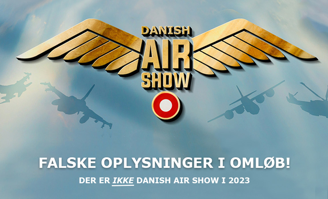 Danish Air Show afholdes ikke i 2023