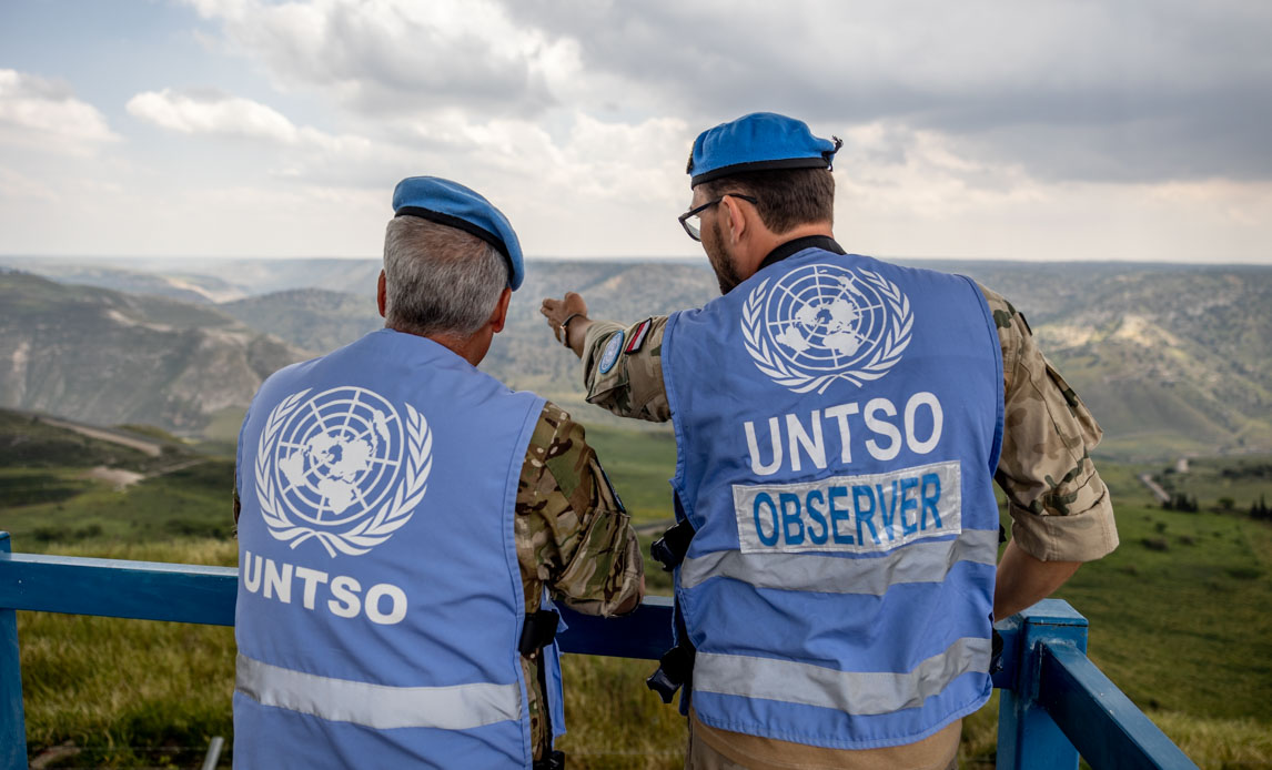 Dansk og polsk FN-observatør i Golanhøjderne