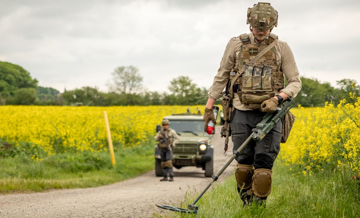 Danske soldater i gang med den afsluttende uddannelse for udsendelse til Irak