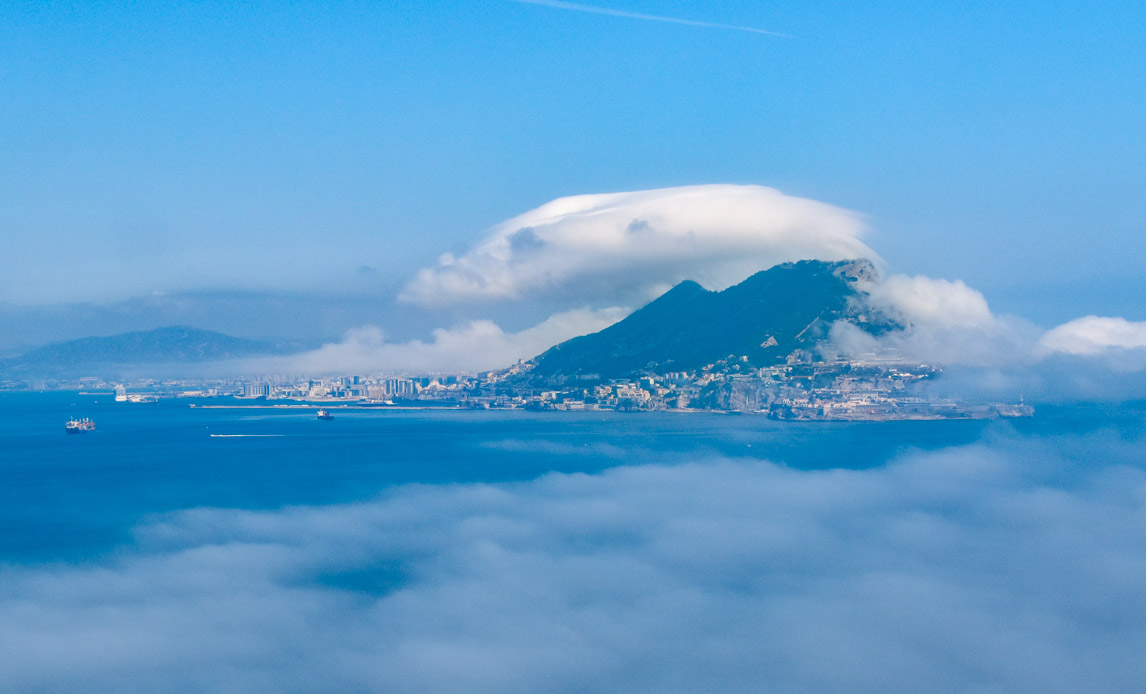 Tåge over Gibraltar
