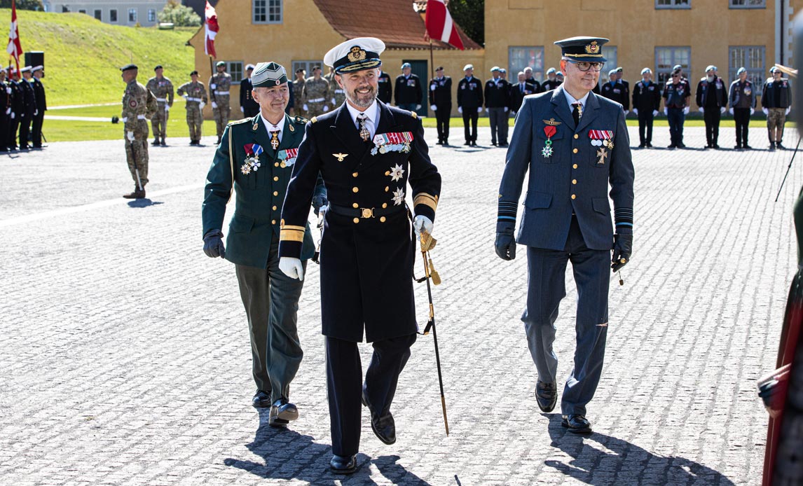 Markeringen af flagdagen for Danmarks udsendte blev i København indledt med mindehøjtidelighed i Kastellet i København.