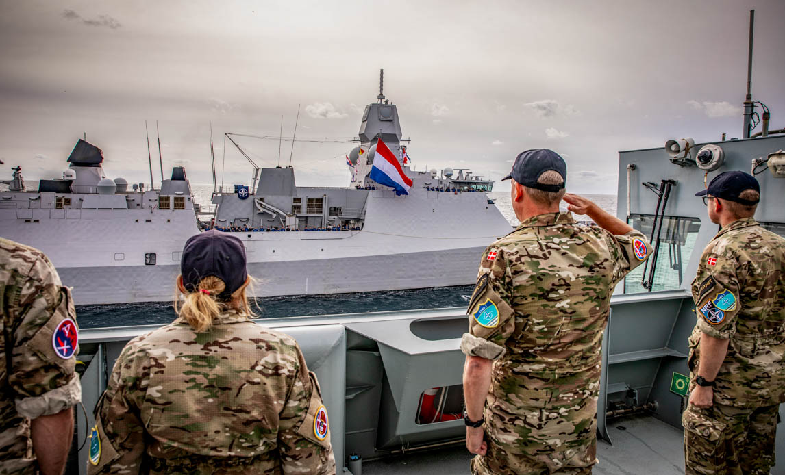Den hollandske fregat TROMP.