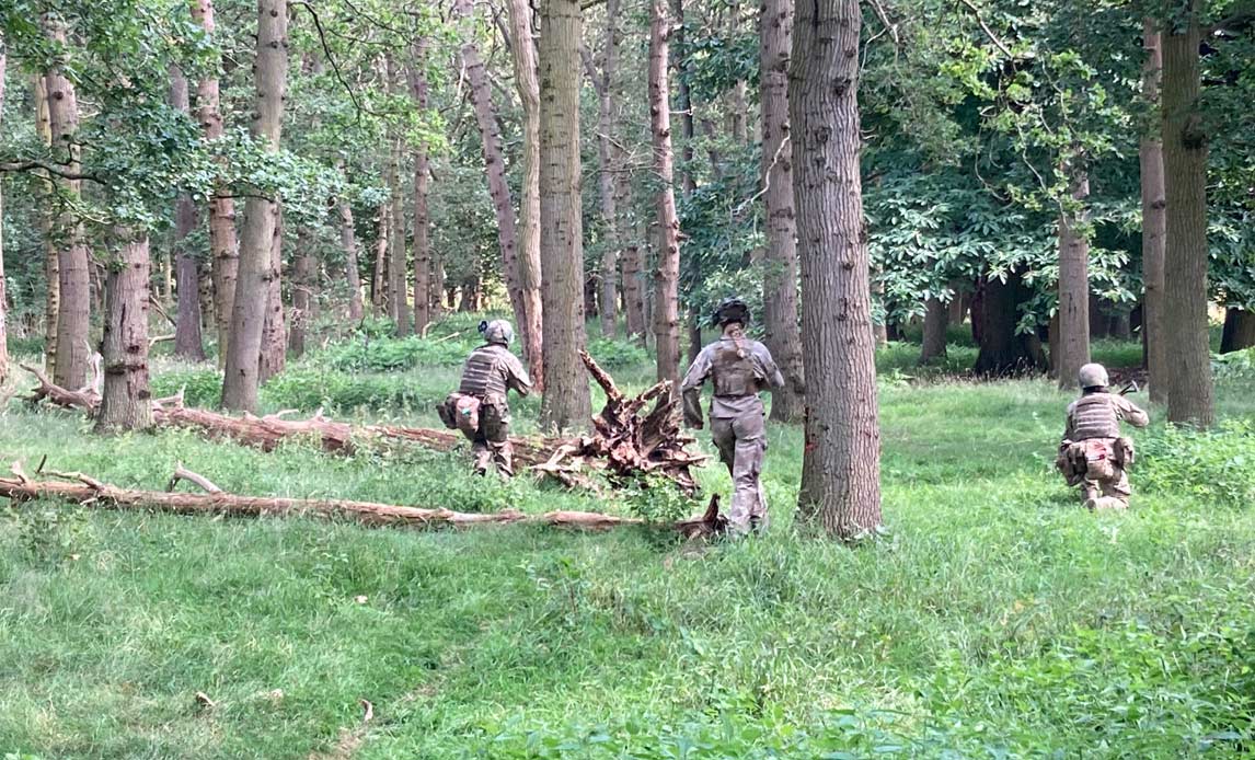 Ukrainerne gennemfører reaktions- og handlebaner både som enkeltmand og i hold af helt op fire personer