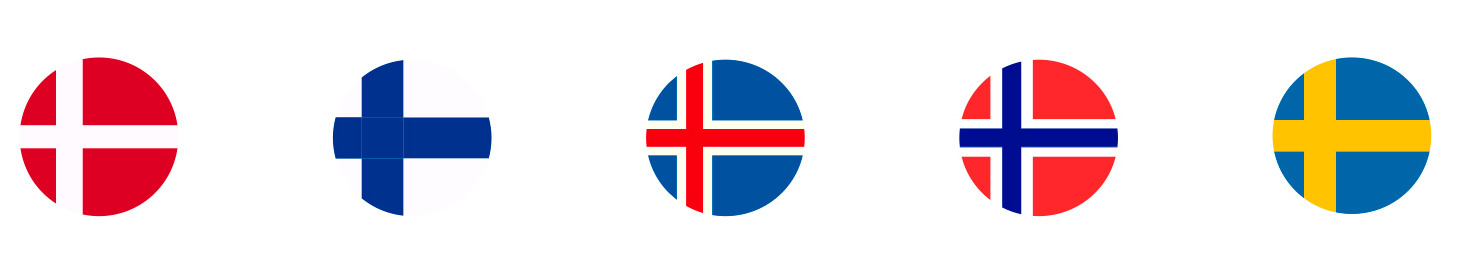 De nordiske flag