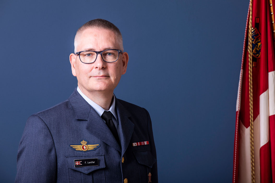 Forsvarschef general Flemming Lentfer. Foto: Sara Skytte