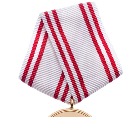 Med denne medaljer anerkender vi soldater eller civile medarbejdere, der er blevet såret eller invalideret som følge af våbenvirkning.